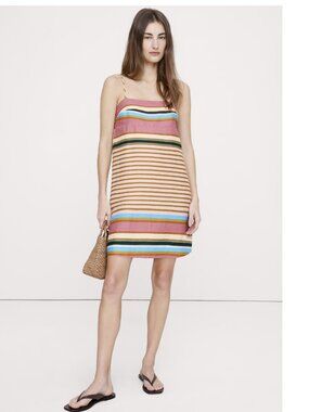 Strappy Linen Mini Dress
